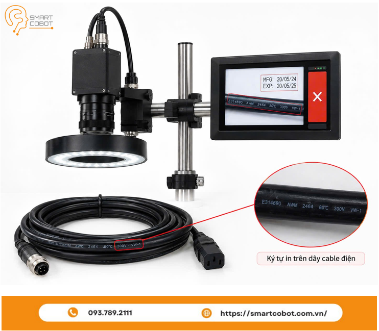 HỆ THỐNG KIỂM TRA CHẤT LƯỢNG CHỮ IN TRÊN DÂY CABLE ĐIỆN